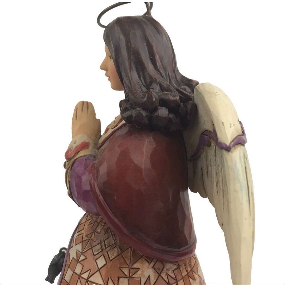 Jim Shore Ceramic Angel Autumn Breezes Cleanse The Spirit Rustic Farmhouse Decor - Picture 6 of 13